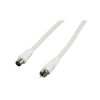 CABLE KABLEX ANTENA TV MACHO / CONECTOR F MACHO 2M