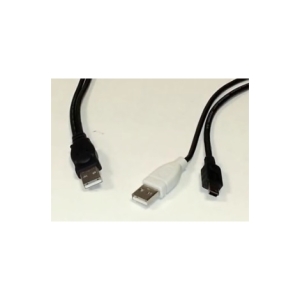 CABLE KABLEX USB MINI B MACHO / 2X USB MACHO 3M