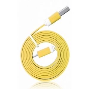 CABLE KABLEX USB MACHO / LIGHTNING MACHO IOS 7 1M YELLOW