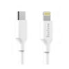 CABLE BOXFONE USB-C MACHO / LIGHTNING MACHO 1M WHITE