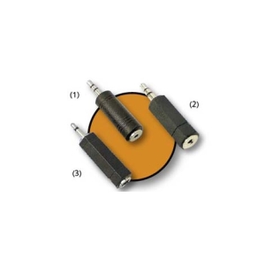 ADAPTADOR KABLEX AUDIO JACK 3.5MM MACHO / JACK 2.5MM HEMBRA