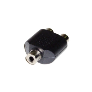 ADAPTADOR KABLEX AUDIO JACK 3.5MM HEMBRA / 2X RCA HEMBRA