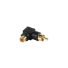 ADAPTADOR KABLEX RCA MACHO / RCA HEMBRA EN L