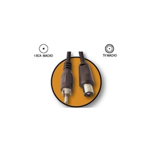 CABLE KABLEX RCA MACHO / CONECTOR TV MACHO 1.5M