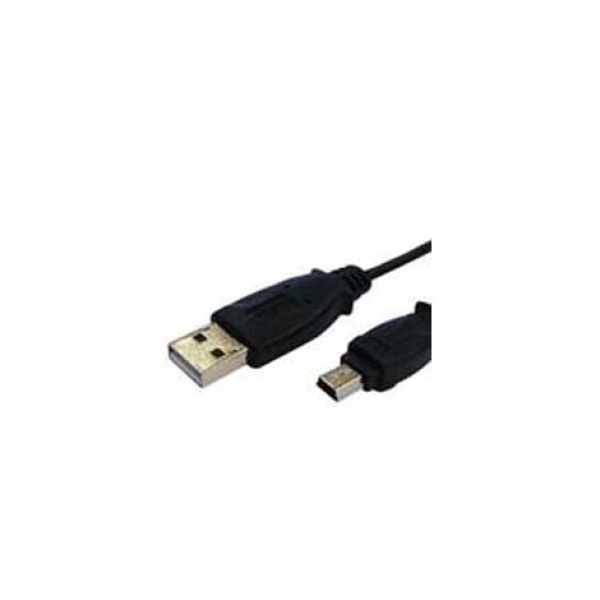 CABLE KABLEX USB MACHO / MINI USB B MACHO 5P 1.8M BLACK