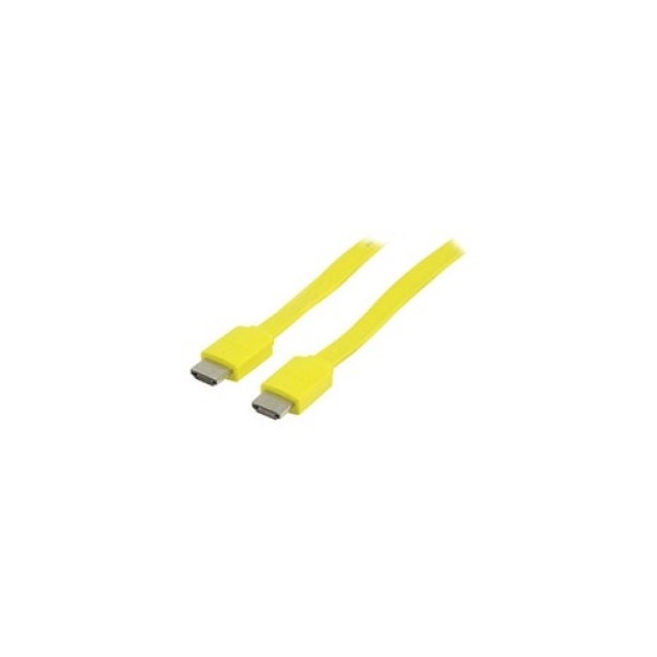 CABLE KABLEX HDMI 1.4 19 MACHO / 19 MACHO 2M 3D YELLOW