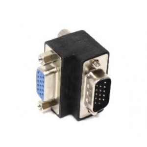 ADAPTADOR KABLEX SVGA 15 MACHO / 15 HEMBRA ACODADO