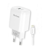 CARGADOR USB-C BOXFONE 20W WHITE + CABLE USB-C LIGHTNING CARGADOR USB-C BOXFONE 20W WHITE + CABLE USB-C LIGHTNING