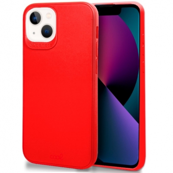 FUNDA MOVIL BACK COVER COOL SILICONA RED PARA IPHONE 13 MINI