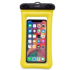 FUNDA MOVIL COOL WATERPROOF UNIVERSAL HASTA 7" YELLOW