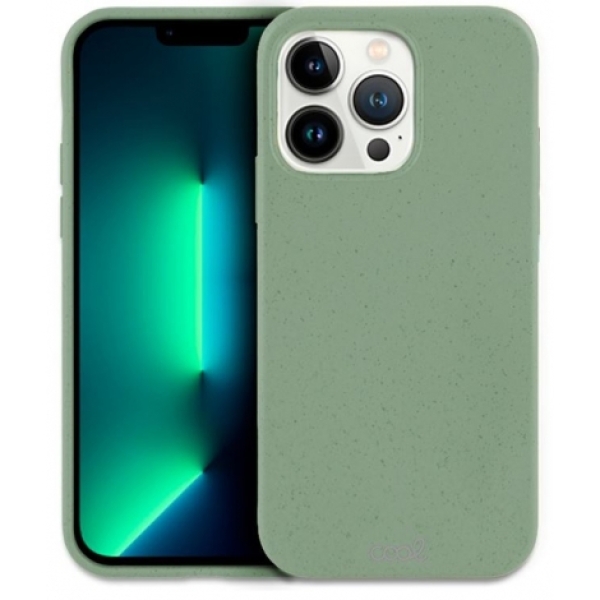 FUNDA MOVIL BACK COVER COOL ECO BIODEGRADABLE GREEN PARA IPHONE 13 PRO