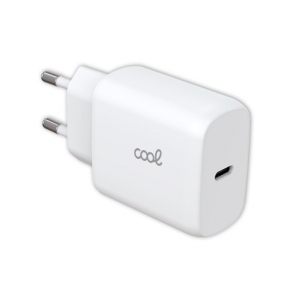 CARGADOR USB-C COOL 25W 3A WHITE PARA CASA