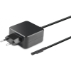CoreParts MBXMS-AC0003 adaptador e inversor de corriente Interior 31 W Negro ALIMENTADOR TABLET MICROBATTERY SURFACE PRO 3/4/5