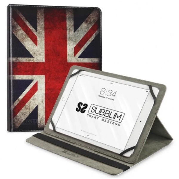 FUNDA TABLET SUBBLIM TRENDY CASE 10.1" ENGLAND