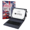 FUNDA TABLET SUBBLIM KEYTAB 10.1" + TECLADO USB ENGLAND