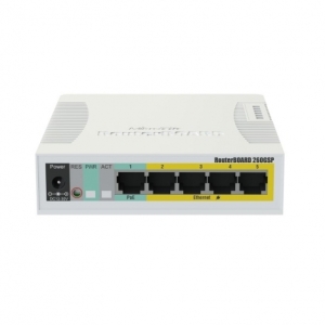 SWITCH MIKROTIK RB260GSP 10/100/1000 5 PUERTOS + 1 SFP