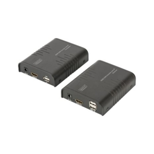 CONMUTADOR KVM DIGITUS HDMI EXTENDER FHD 60HZ USB RJ45