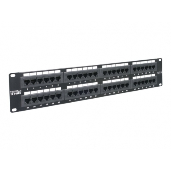 PATCH PANEL TRENDNET 48 PUERTOS RJ45 CAT. 6