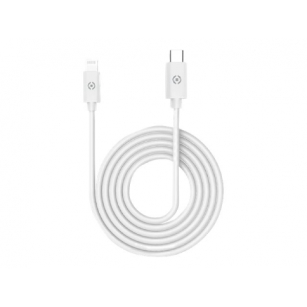 CABLE TIPO C A LIGHTNING 2M BLANCO