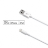 CABLE USB A LIGHTNING BLANCO 1 M