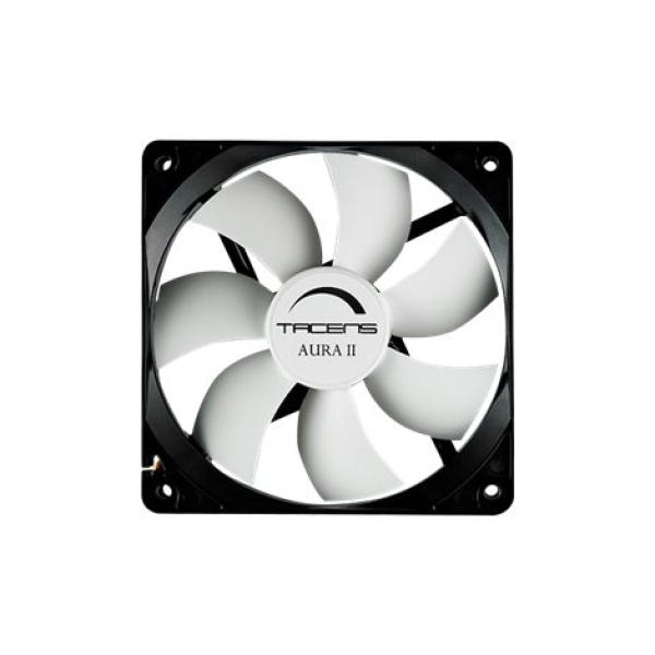 VENTILADOR 12CM 120X120X25MM TACENS AURAII 12BDA BLACK/WHITE