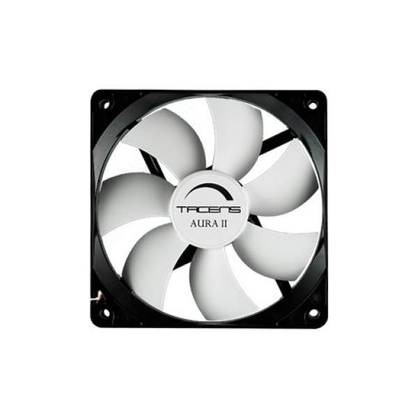 VENTILADOR 8CM 80X80X25MM TACENS AURAII 10DBA BLACK/WHITE