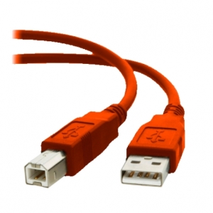 CABLE KABLEX USB A-B 1.8M RED