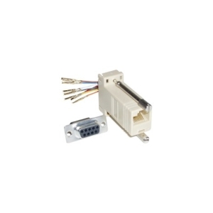 ADAPTADOR KABLEX RJ45 HEMBRA / 9P HEMBRA CONFIGURABLE