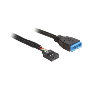CABLE KABLEX USB PLACA BASE 9 PINES HEMBRA / USB 3.0 19 PINES MACHO
