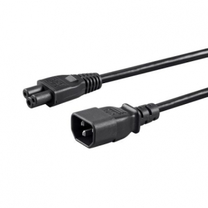 CABLE KABLEX ALIMENTACION C14 / TIPO TREBOL C5 0.5M