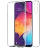 FUNDA MOVIL BACK + FRONT COVER COOL SILICONA 3D TRANSPARENTE PARA SAMSUNG A50 A30S A505