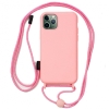 FUNDA MOVIL BACK COVER COOL SILICONA PINK + CORDON PINK IPHONE 11 PRO MAX FUNDA MOVIL BACK COVER COOL SILICONA PINK + CORDON PINK PARA IPHONE 11 PRO MAX