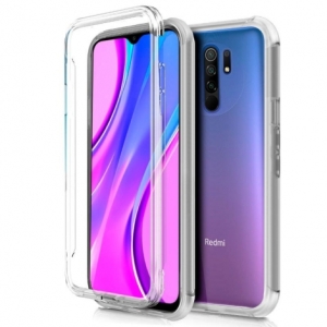 FUNDA MOVIL BACK + FRONT COVER COOL SILICONA 3D TRANSPARENTE PARA XIAOMI REDMI 9