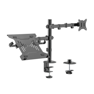 AISENS Soporte de Mesa Giratorio e Inclinable para Portatil y Monitor/TV 9Kg de 17-32