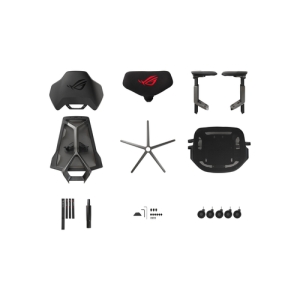 ASUS ROG Destrier Ergo Asiento de malla Respaldo de rejilla