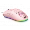 Mars Gaming MMAX, Ratón Ultraligero 69g, Óptico 12400DPI, Chroma RGB, Soft, Rosa Mars Gaming MMAX ratón mano derecha USB tipo A Óptico 12400 DPI