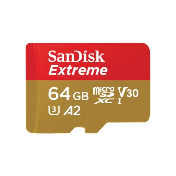 Extreme microSDXC 64GB+SD 170MB/s