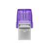 Kingston Technology DataTraveler microDuo 3C unidad flash USB 256 GB USB Type-A / USB Type-C 3.2 Gen 1 (3.1 Gen 1) Acero inoxidable, Púrpura 256GB DT microDuo 3C dual USB-A+USB-C