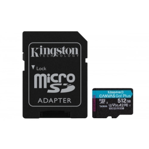 512GB microSD Canvas Go Plus Card+ADP