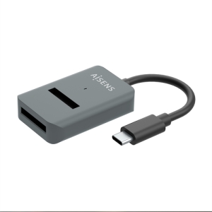 AISENS USB-C Dock M.2 (NGFF) ASUC-M2D012-GR SATA/NVMe A USB3.1 Gen2