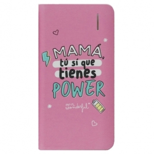 BATERIA EXTERNA UNIVERSAL MR WONDERFUL 4.000MAH USB MAMA