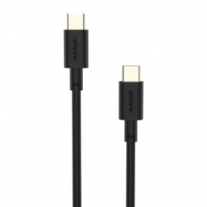 CABLE NUBBEH USB-C MACHO / USB-C MACHO 3A 18W 1M BLACK