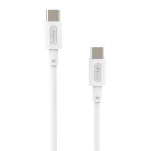 CABLE NUBBEH USB-C MACHO / USB-C MACHO 3A 18W 1M WHITE
