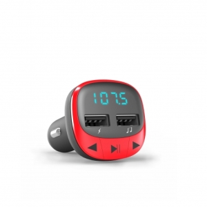 Car Transmitter FM Red