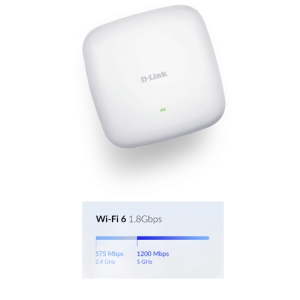 D-Link AX1800 1800 Mbit/s Blanco Energía sobre Ethernet (PoE)