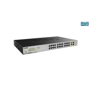 D-Link DGS-1026MP switch No administrado Gigabit Ethernet (10/100/1000) Energía sobre Ethernet (PoE) Negro, Gris