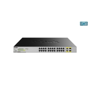 D-Link DGS-1026MP switch No administrado Gigabit Ethernet (10/100/1000) Energía sobre Ethernet (PoE) Negro