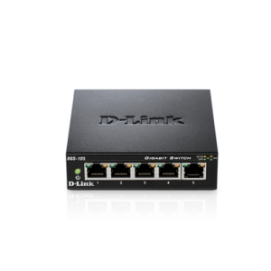 Alternative view of D-Link DGS-105 switch No administrado Negro