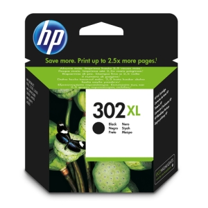 HP Cartucho de tinta original 302XL de alta capacidad negro