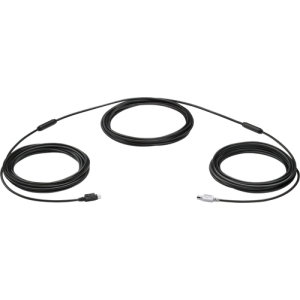 Logitech GROUP 15m Extender Cable cable ps/2 6-p Mini-DIN Negro